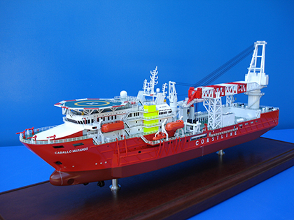 Diving Support ship model